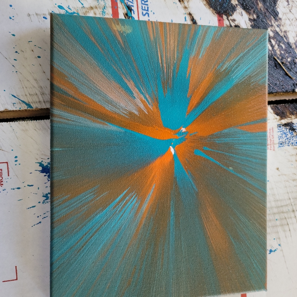8 x 10 spin art